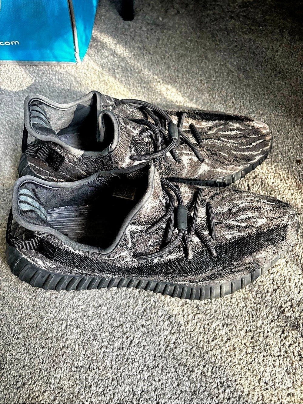 adidas Yeezy Boost 350 V2 Sneakers Black Gray US 13
